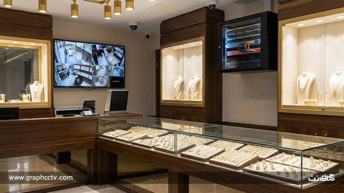 رک مناسب در سیستم نظارت تصویری طلافروشی