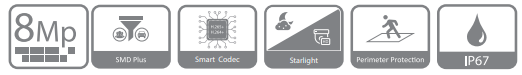 مشخصات دوربین DH-IPC-HFW3841TP-ZAS در یک فریم