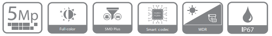 مشخصات دوربین DH-IPC-HFW3549EP-AS-LED در یک فریم