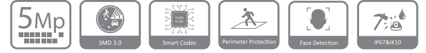 مشخصات دوربین DH-IPC-HDBW4541R-ZAS در یک فریم